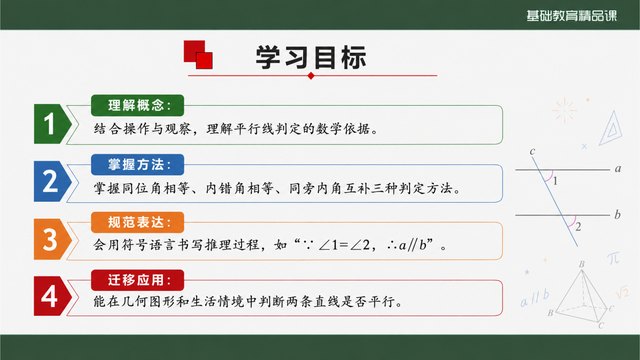 平行线的判定精品课案例缩略图