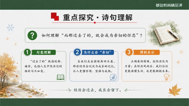 假如生活欺骗了你方案一重点探究