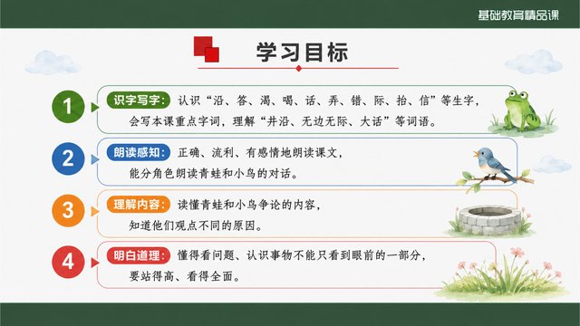 坐井观天精品课案例缩略图