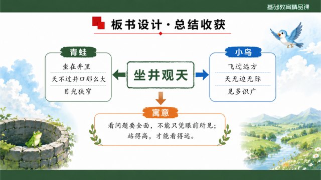 《坐井观天》精品课第二套方案对照页面3