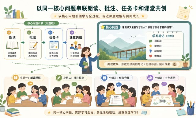 《桥》任务链结构图