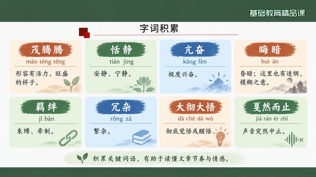 第 4 页 字词积累：八个重点词