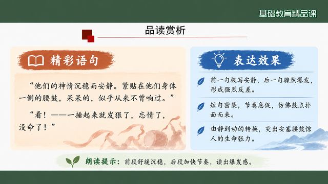 第 11 页 品读赏析：从静态描写到动态爆发