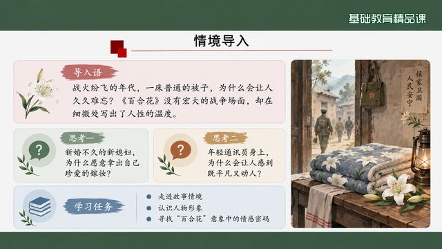 第 2 页 情境导入：一段“借被子”的小事