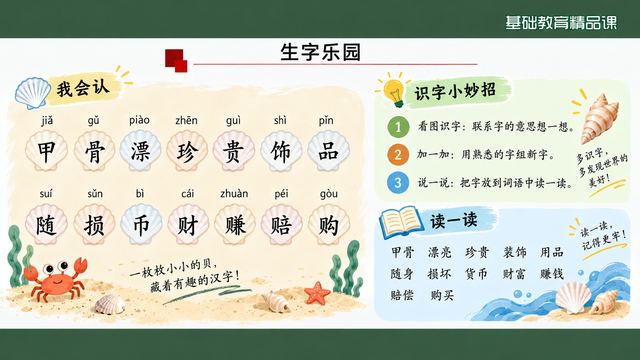 第 10 页 生字乐园：我会认加识字妙招