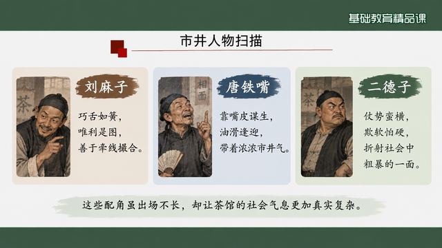 第 15 页 市井人物扫描：三个配角的写法