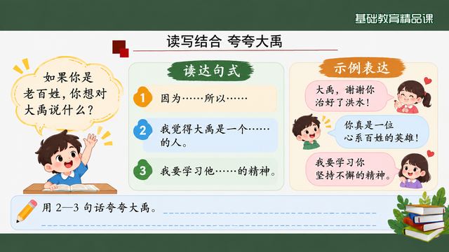 第 15 页 读写结合：用句式夸夸大禹