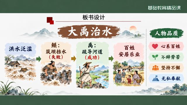 第 16 页 板书设计：一条主线加品质栏