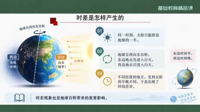 第 11 页 时差是怎样产生的：东早西晚