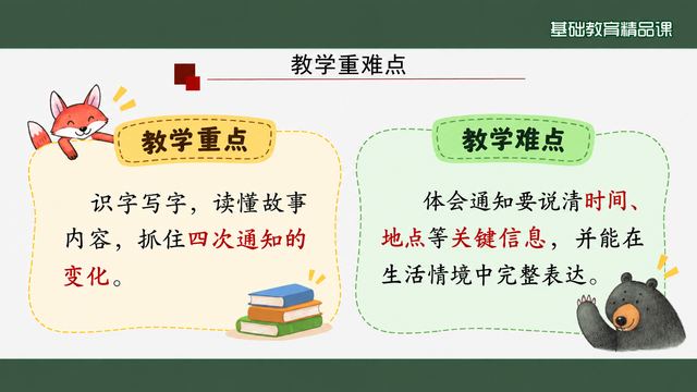第 4 页 教学重难点：重点难点两栏