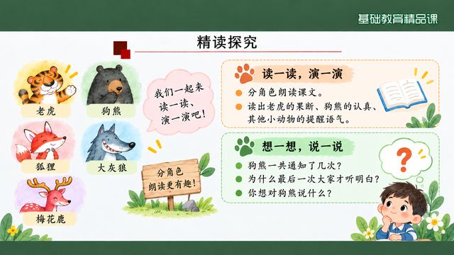 第 11 页 精读探究一：读·演·想三任务