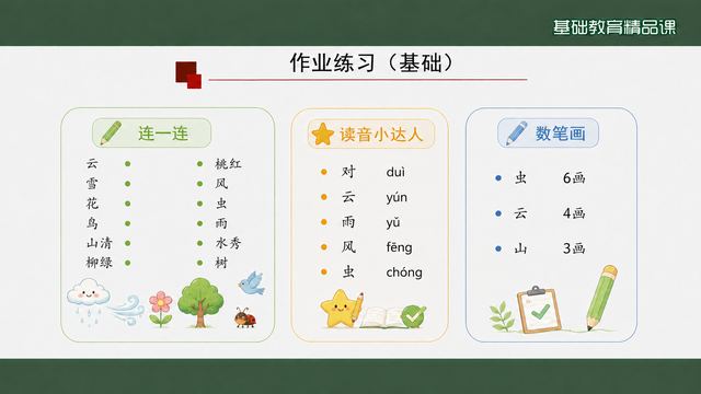 第 14 页 作业练习（基础）：连·音·画
