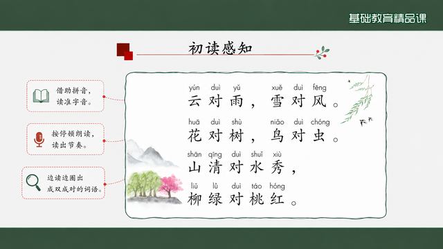 第 4 页 初读感知：读文要求与全文呈现