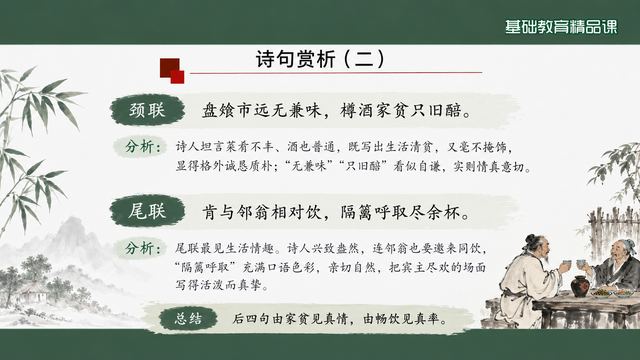 第 10 页 诗句赏析（二）：颈联与尾联