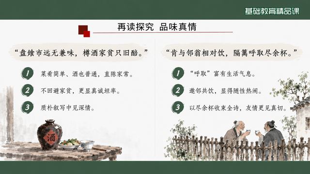 第 16 页 再读探究：品味待客真情
