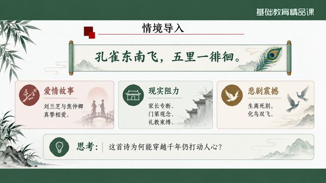 第 4 页 情境导入：一句起兴引出的三重震撼