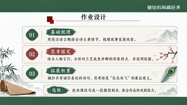 第 19 页 作业设计：基础、思考与拓展三层