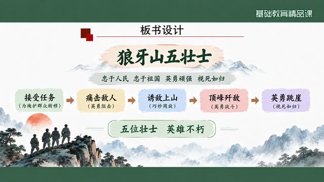 第 17 页 板书设计：五步链条加品质栏