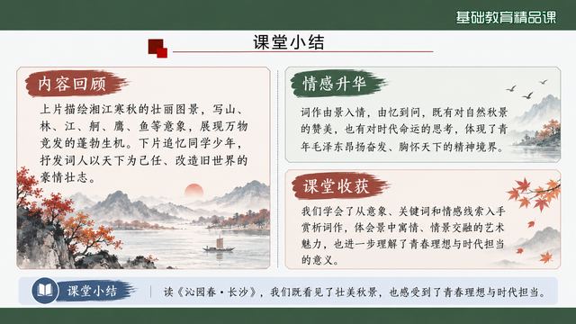 第 19 页 课堂小结：回顾、升华与寄语