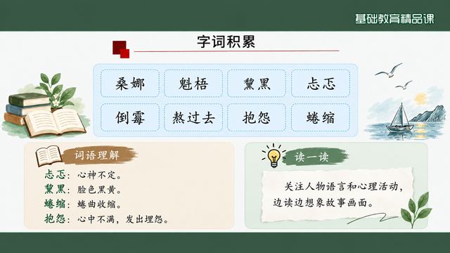 第 4 页 字词积累：八词与四条释义