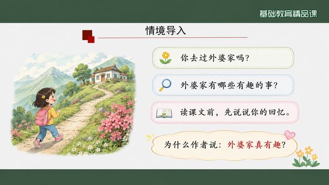 第 3 页 情境导入：三个追问唤起回忆
