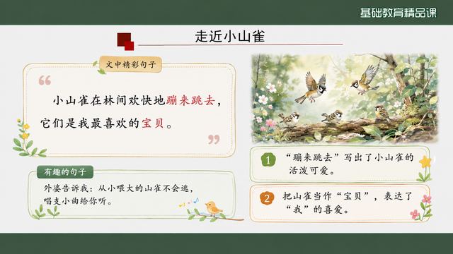 第 8 页 走进小山雀：一句赏析两个动作