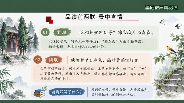 第 8 页 品读前联：自问自答与祠堂春色