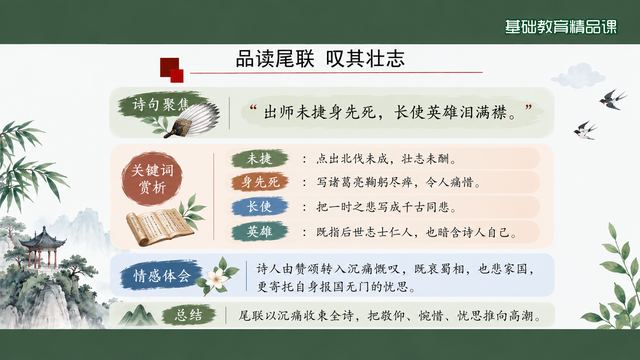 第 10 页 品读尾联：叹其壮志