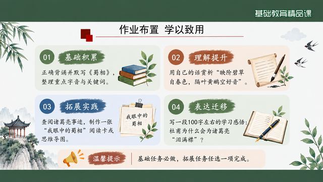 第 19 页 作业布置：四层学以致用
