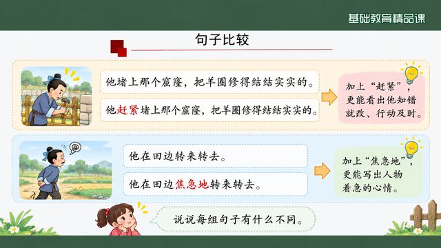 第 12 页 句子比较：加一个词读出态度