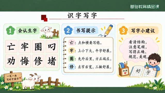 第 6 页 识字写字：会认字与两条写字建议