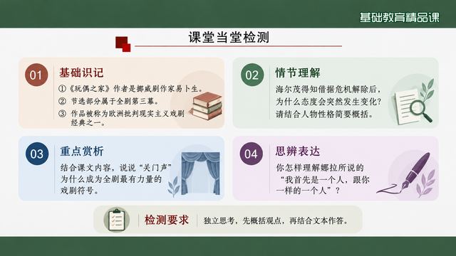 第 19 页 课堂当堂检测：四题分层反馈