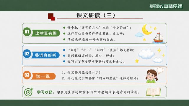 第 12 页 课文研读三：叠词的节奏与迁移追问
