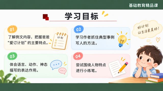 第 2 页 学习目标：读例文、学选材、学描写