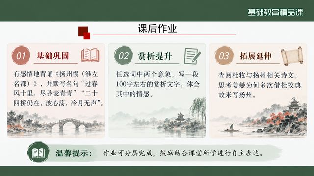 第 20 页 课后作业：巩固、升格与延伸