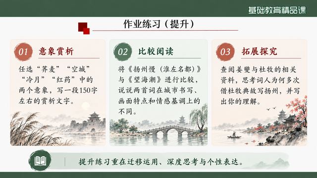 第 22 页 作业练习（提升）：意象、比较与探究