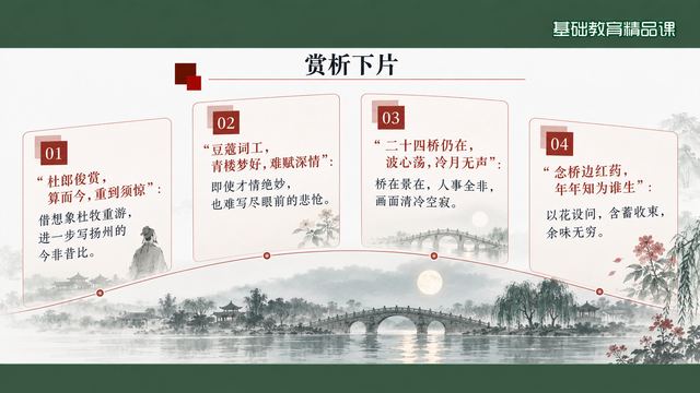 第 9 页 赏析下片：杜郎难赋、冷月无声、红药之问