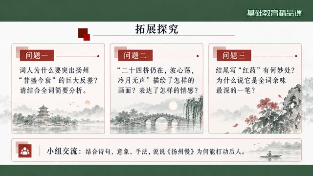 第 16 页 拓展探究：三问加小组交流