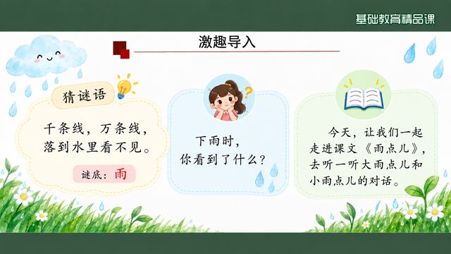 第 3 页 激趣导入：谜语加生活观察