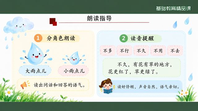 第 5 页 朗读指导：分角色朗读与“不”的音变
