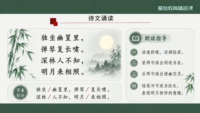 第 5 页 诗文诵读：节奏与朗读指导